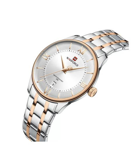 iShopping - Naviforce Signature Formal Edition Watch For Men Two Tone - (NF-9272s-7)