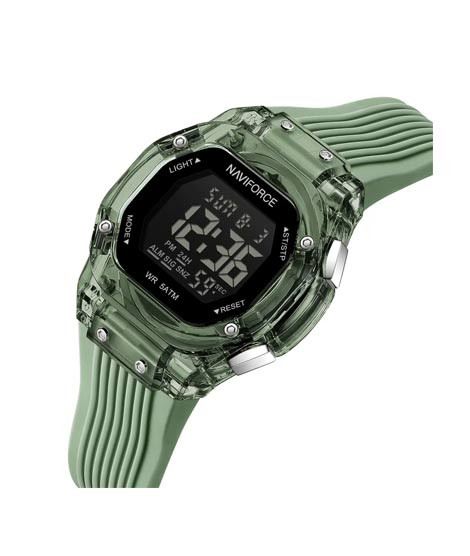 iShopping - Naviforce Lady Tech Edition Watch For Women Green- (NF-6114-4)