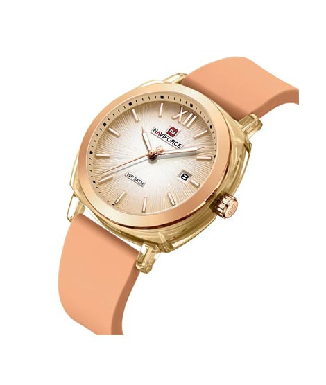 iShopping - Naviforce Zoya Elegance Watch For Women Orange - (NF-6111-7)