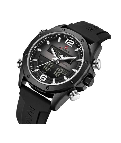 iShopping - Naviforce Global Master Watch For Men Black - (NF-9264-2)