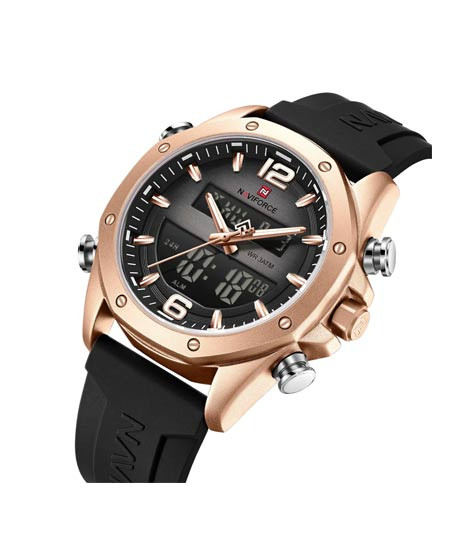 iShopping - Naviforce Global Master Watch For Men Black - (NF-9264-4)