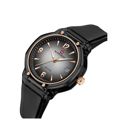 iShopping - Naviforce Nova Elegance Watch For Men Black - (NF-6110-1)