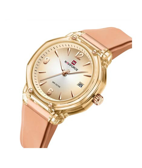iShopping - Naviforce Nova Elegance Watch For Men Orange - (NF-6110-6)