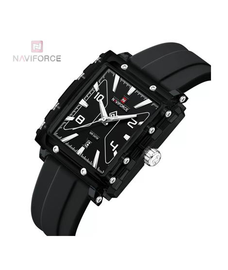 iShopping - Naviforce Elite Frame Watch For Men Black - (NF-6112-1)