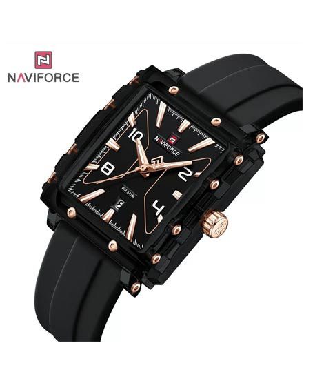 iShopping - Naviforce Elite Frame Watch For Men Black - (NF-6112-2)