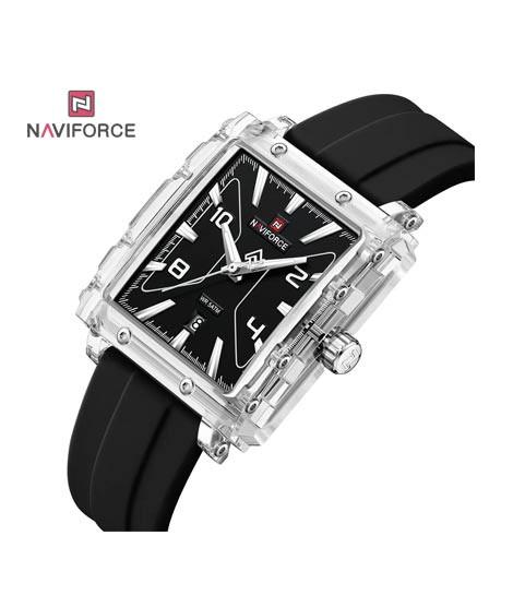 iShopping - Naviforce Elite Frame Watch For Men Black - (NF-6112-4)