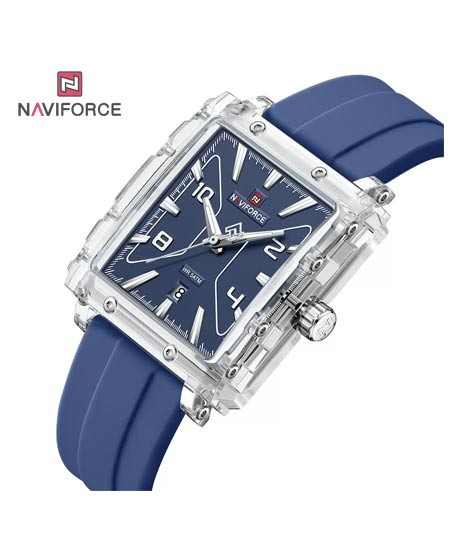 iShopping - Naviforce Elite Frame Watch For Men Blue - (NF-6112-5)