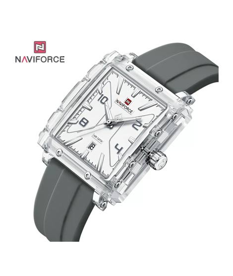 iShopping - Naviforce Elite Frame Watch For Men Grey - (NF-6112-8)