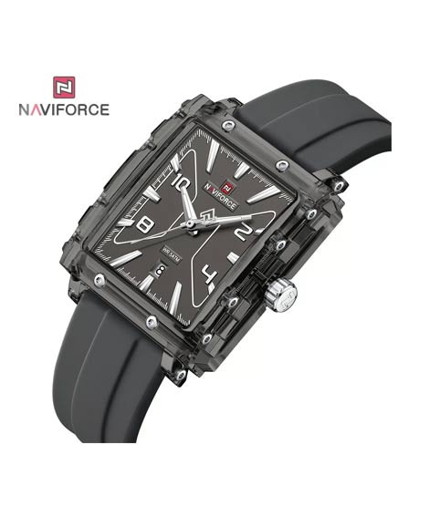 iShopping - Naviforce Elite Frame Watch For Men Black - (NF-6112-3)