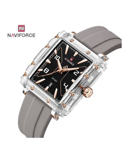 iShopping - Naviforce Elite Frame Watch For Men Beige - (NF-6112-6)