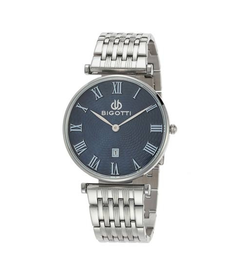 iShopping - Bigotti Analog Stainless Steel Men’s Watch Silver (BG.1.10032-5)