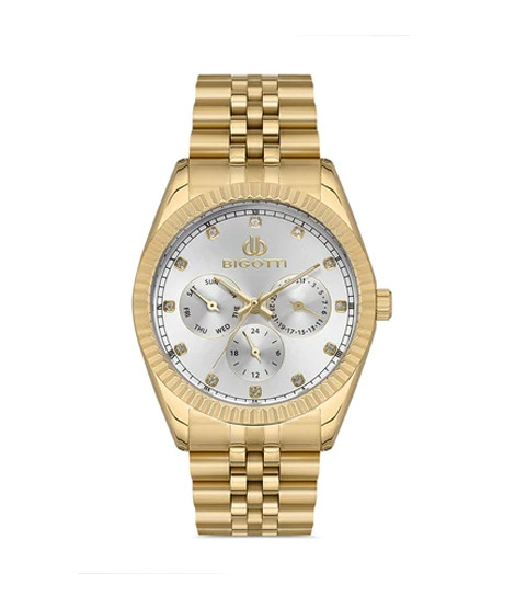 iShopping - Bigotti Stainless Steel Men's Watch Golden (BG.1.10291-3)