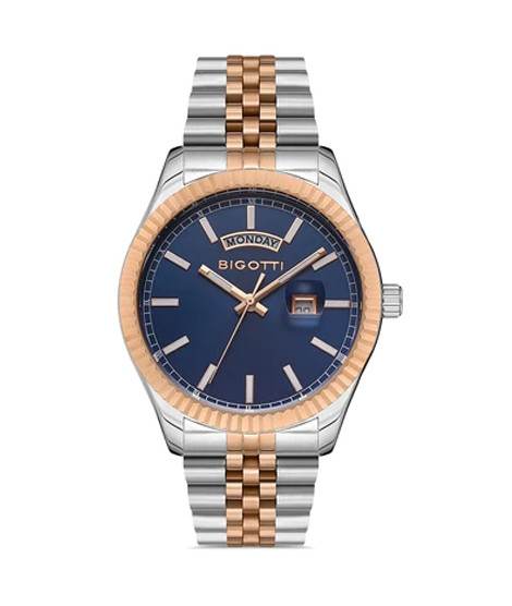 iShopping - Bigotti Stainless Steel Men's Watch Two Tone (BG.1.10295-5)