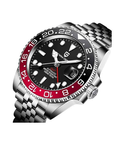 iShopping - Benyar Pagani Design Stainless Steel Men's Watch Silver (PD-1662-6)