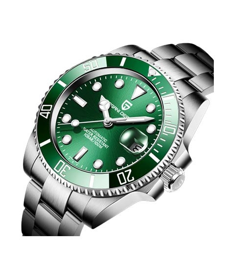 iShopping - Benyar Pagani Design Stainless Steel Men's Watch Silver (PD-1661-4)