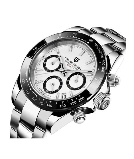 iShopping - Benyar Pagani Design Stainless Steel Men's Watch Silver (PD-1644-11)