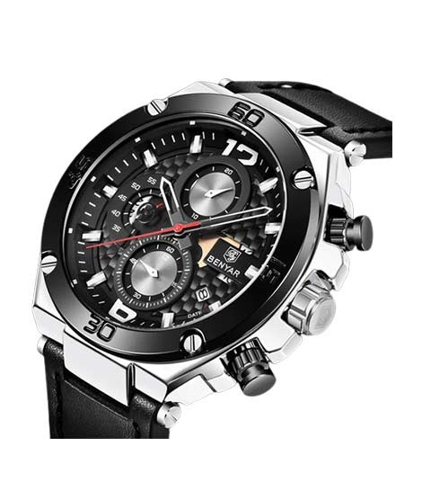 iShopping - Benyar Chronograph Edition Men's Watch Black (BY-1131)