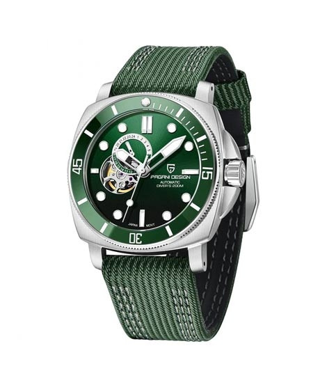 iShopping - Pagani Design Automatic Edition Men's Watch Green (PD-1736-2)