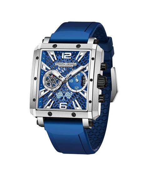 iShopping - Pagani Design Square Edition Men's Watch Blue (PD-1725-3)