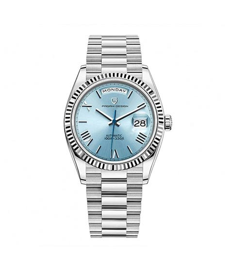 iShopping - Pagani Design Day & Date Men's Watch Ice Blue (PD-1752-2)