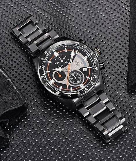 iShopping - Benyar Chronograph Edition Watch For Men Black (BY-5201-5)