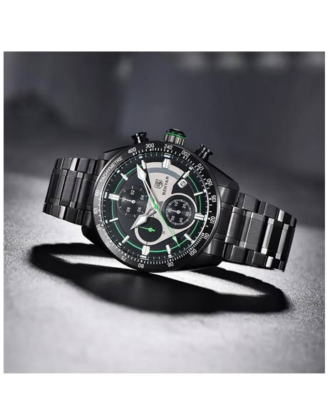 iShopping - Benyar Chronograph Edition Watch For Men Black (BY-5201-6)