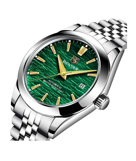 iShopping - Benyar Zenith Jubilee Watch For Men Silver - (BY-5209-1)