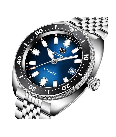 iShopping - Benyar Signature Series Watch For Men Silver - (BY-5211-3)