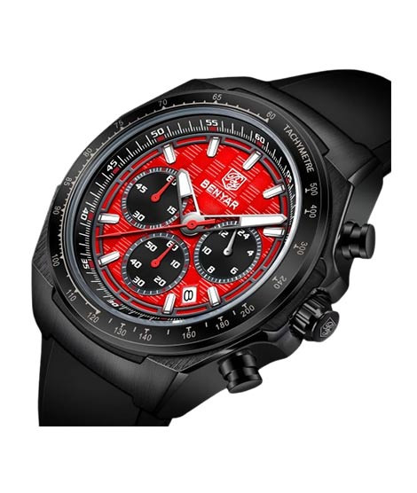 iShopping - Benyar Sport X Chrono Edition Watch For Men Black - (BY-5215-1)