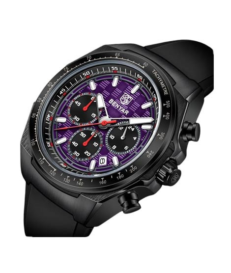 iShopping - Benyar SportX Chrono Edition Watch For Men Black - (BY-5215-2)