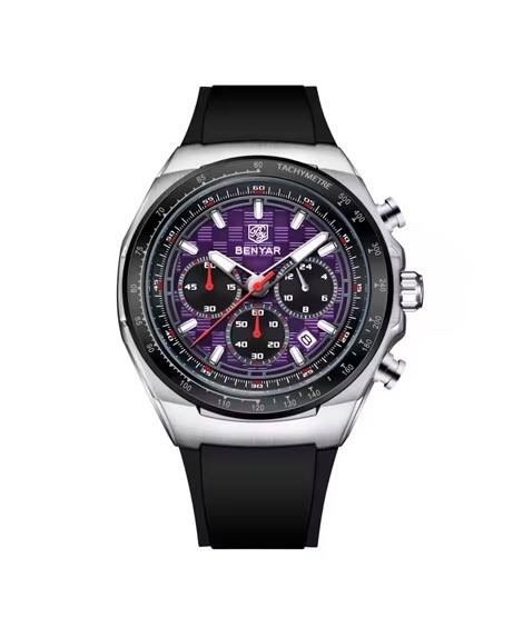 iShopping - Benyar SportX Chrono Edition Watch For Men Black - (BY-5215-3)