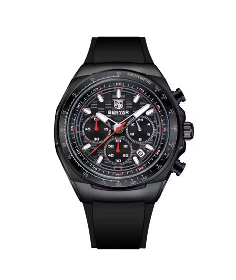 iShopping - Benyar SportX Chrono Edition Watch For Men Black - (BY-5215-6)