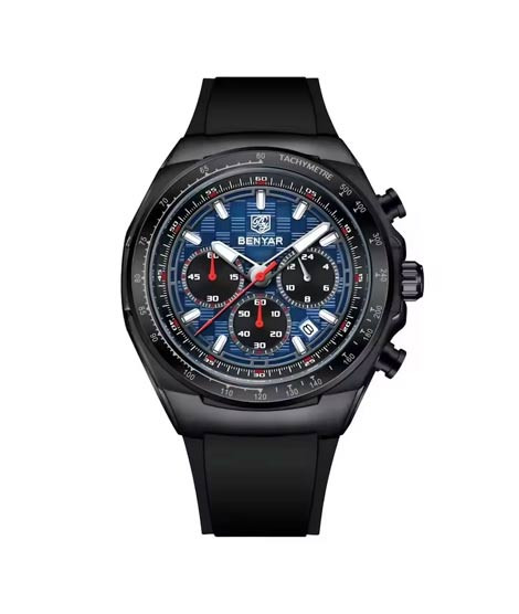 iShopping - Benyar SportX Chrono Edition Watch For Men Black - (BY-5215-7)