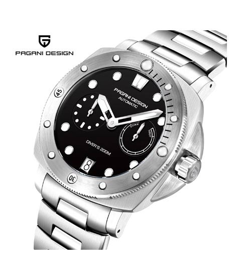 iShopping - Pagani Design Automatic Watch For Men Silver (PD-1767-6)