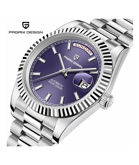 iShopping - Pagani Design Chronomaster Watch For Men Silver (PD-1783-8)