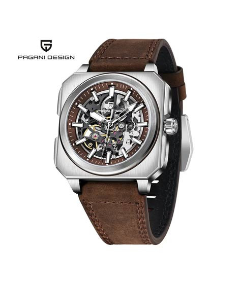 iShopping - Pagani Design Elite Mechanica Watch For Men Brown (PD-1791-4)