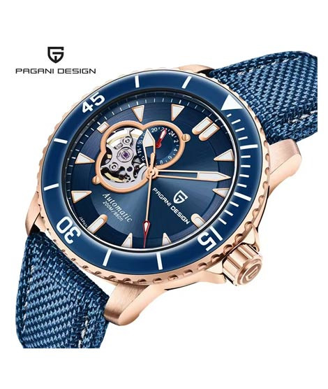 iShopping - Pagani Design Seiko Drive Edition Watch For Men Blue (PD-1674-1)
