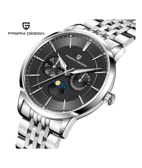 iShopping - Pagani Design Signature Series Japan Watch For Men Silver (PD-1795-3)