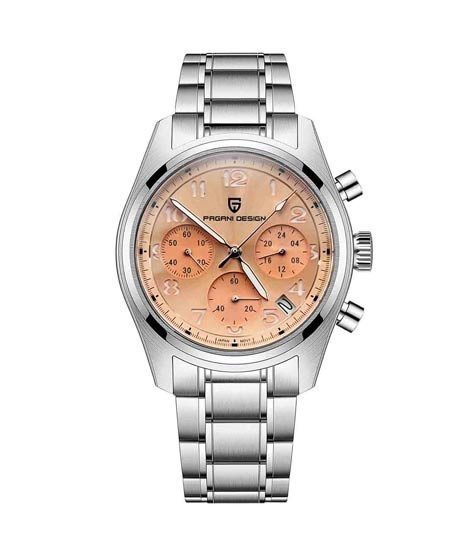 iShopping - Pagani Design VK63 Sapphire Chronograph Watch For Men Silver (PD-1773-2)