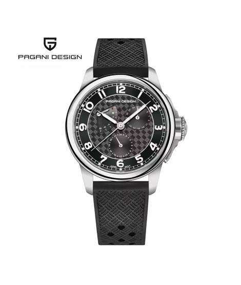iShopping - Pagani Design VH88 Japanese Quartz Watch For Men Black (PD-1780-2)