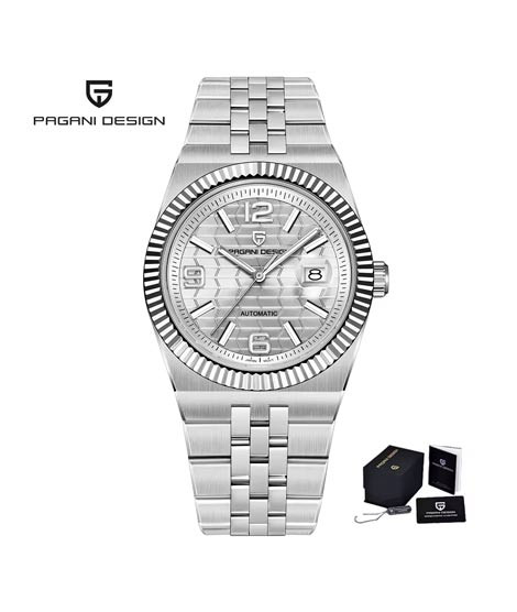iShopping - Pagani Design nfinity Automatic Watch For Men Silver (PD-YS027-5)