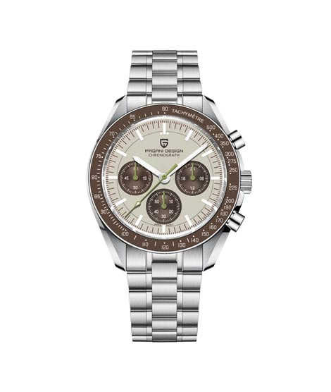 iShopping - Pagani Design Seiko V63 Movement Watch For Men Silver (PD-1701-21)
