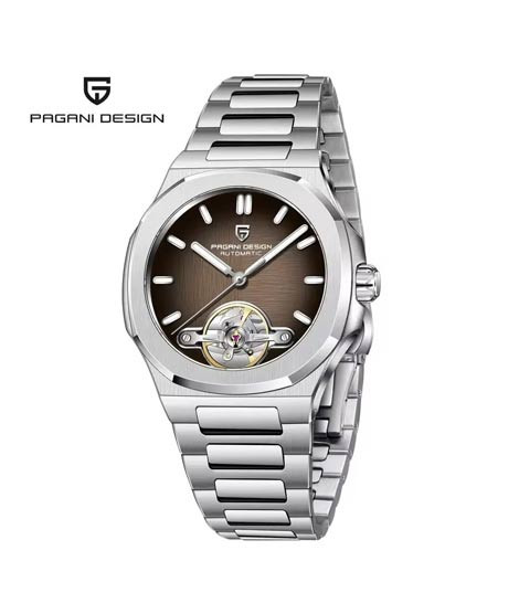 iShopping - Pagani Design Mechanical Automatic Watch For Men Silver (PD-YS025-2)