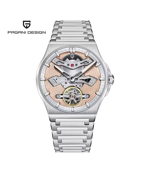 iShopping - Pagani Design Skeleton Design Watch For Men Silver (PD-YS028-2)