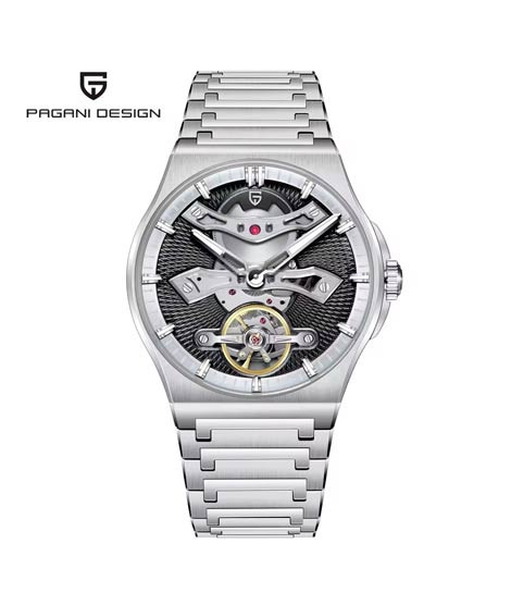 iShopping - Pagani Design Skeleton Design Watch For Men Silver (PD-YS028-4)