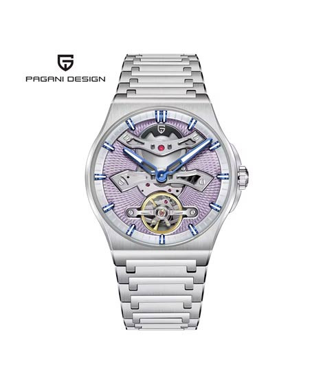 iShopping - Pagani Design Skeleton Design Watch For Men Silver (PD-YS028-5)