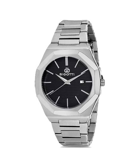 iShopping - Bigotti Stainless steel Men's Watch Silver (BGT0204-2)