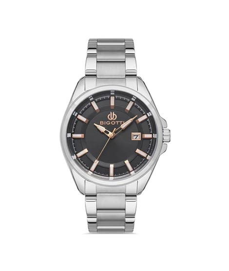 iShopping - Bigotti Stainless steel Men's Watch Silver (BG.1.10326-2)