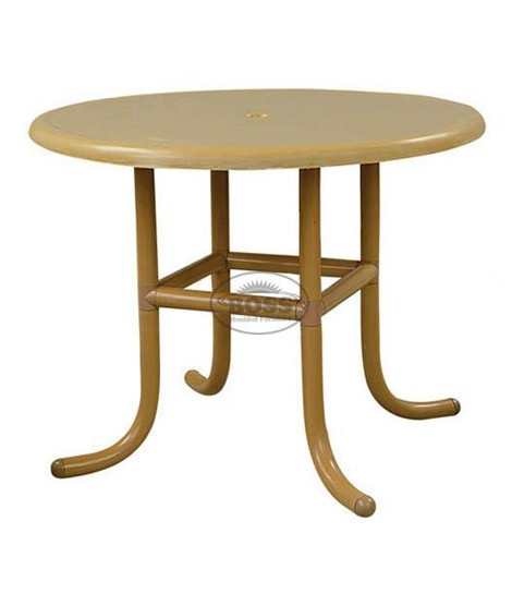 iShopping - Boss Craft UPVC Round Table (B-1121-BRN)