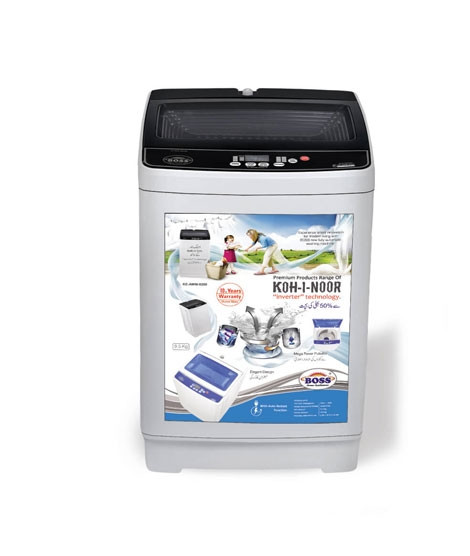 iShopping - Boss Top Load Fully Automatic Washing Machine 9.5Kg Gray (KE-AWM-9200)